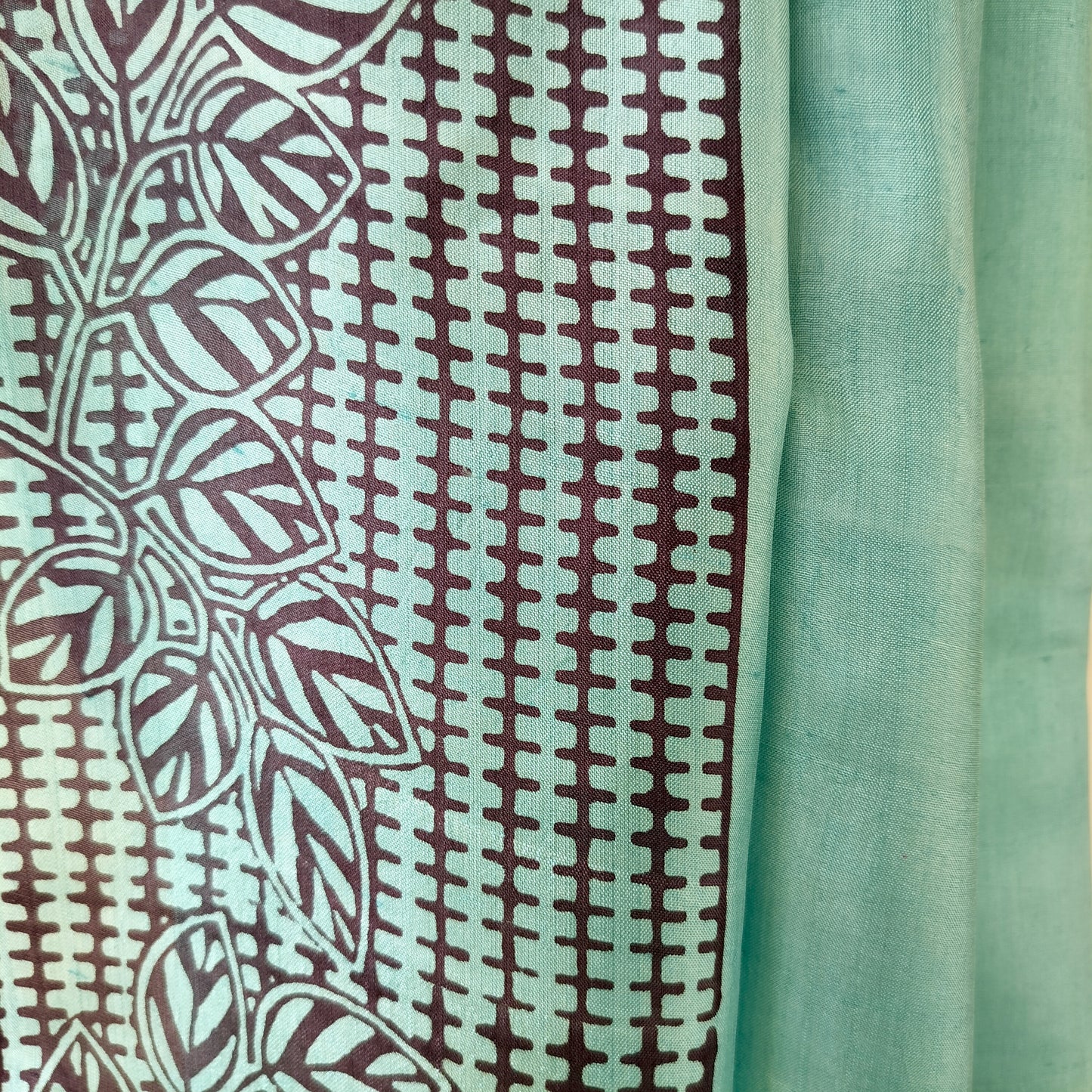 Handcrafted Saree: A Fusion of Block Print and Painting