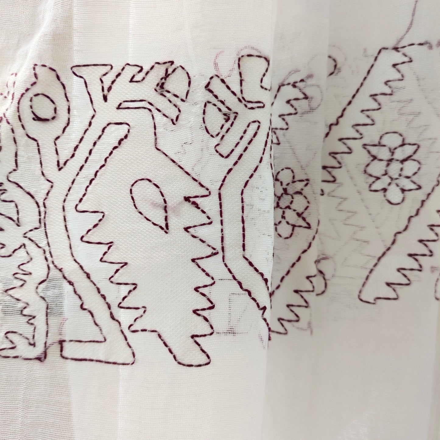 Handcrafted Saree: Dhakai Jamdani with Hand Embroidery